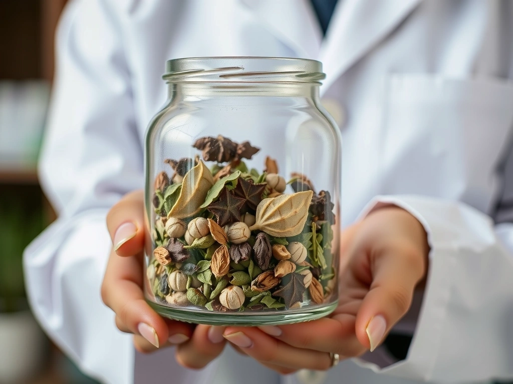 Herbal ingredients being examined