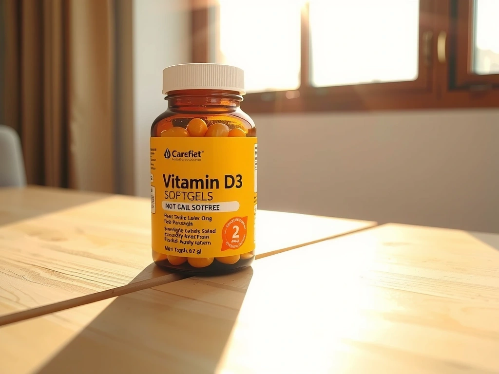 Vitamin D3 softgels